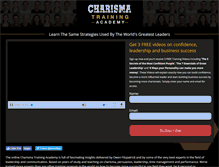 Tablet Screenshot of charismatrainingacademy.com